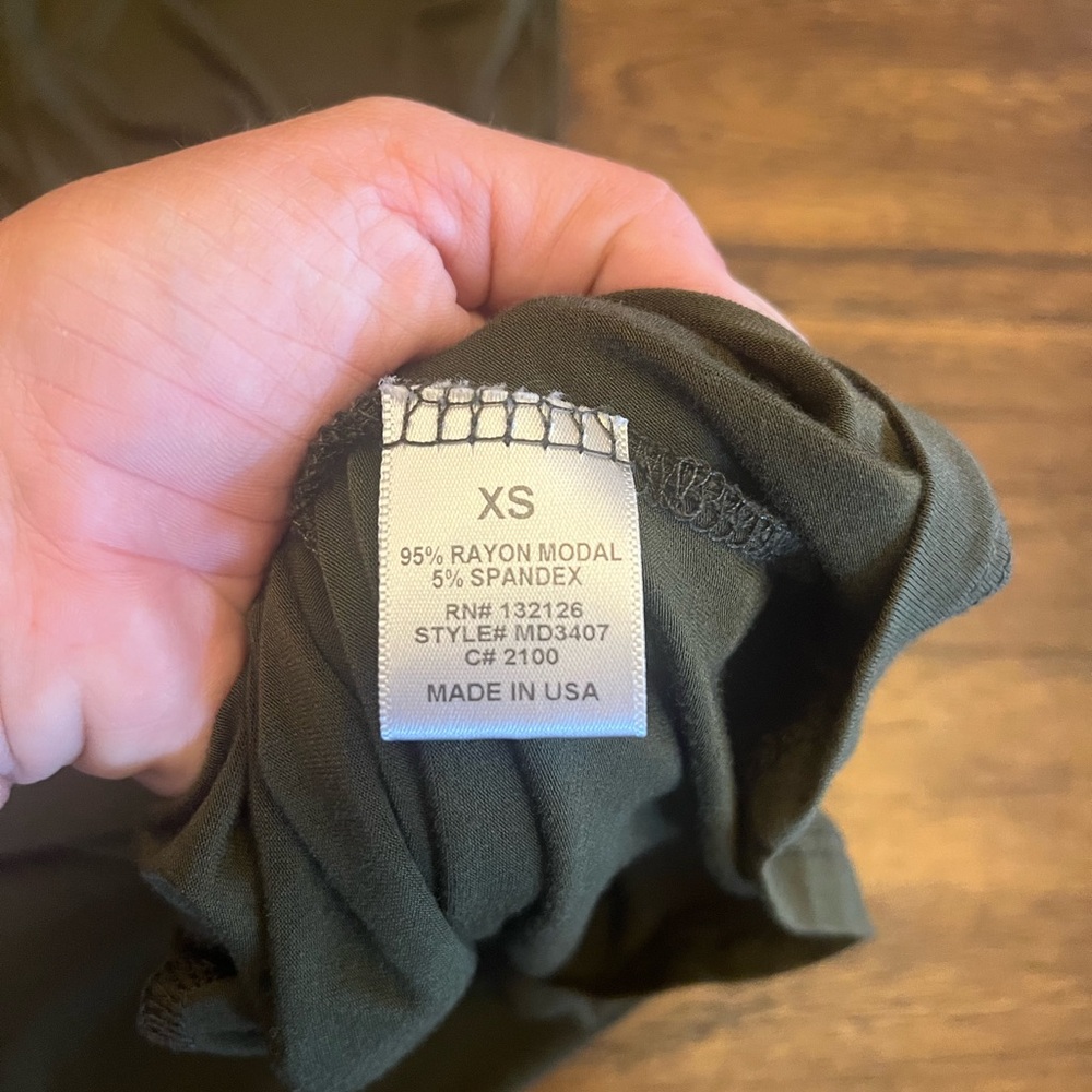 Carly Jean Forest Green tie top